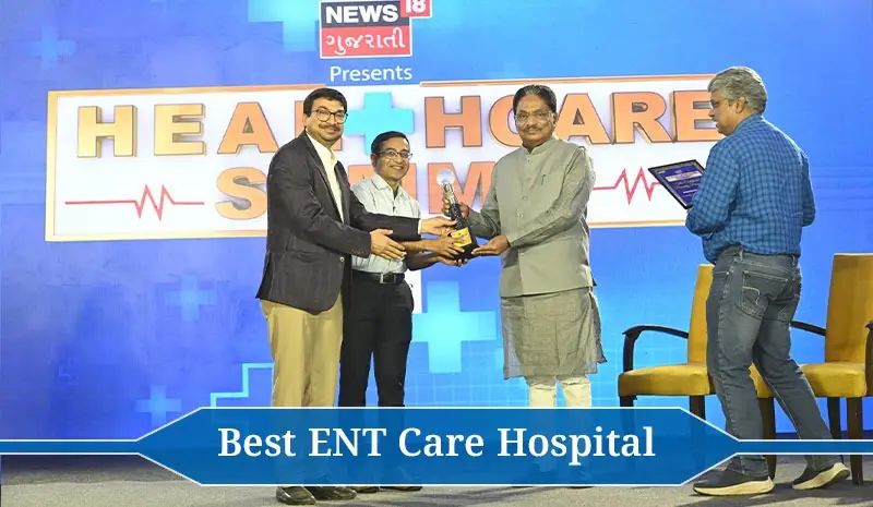 Aashwi ENT Hospital Wins Prestigious Best ENT Care Hospital Award from Gujarat Health Minister